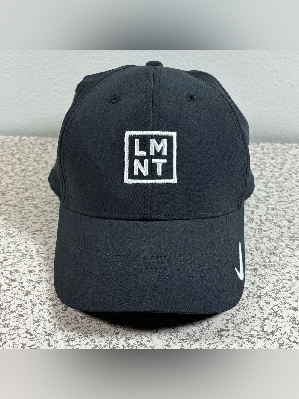 LMNT Nike Dri-FIT Hat Cap Strapback Black Stay Salty Medium/Large M/L Club Cap